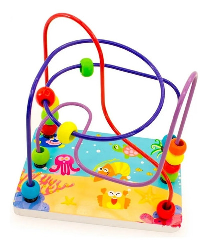 Imagen 1 de 5 de Prono Montessori Laberinto De Madera Océano Cubeta Toys