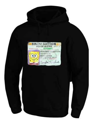 Sudadera Bob Esponja Licenci De Conducir