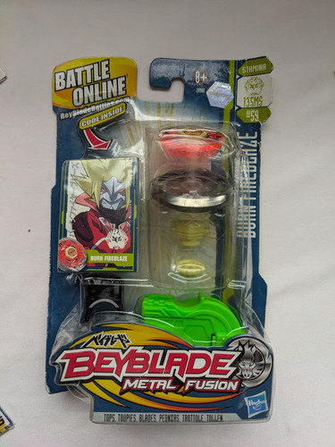 Beyblade Metal Fight Hasbro Bb-59 Burn Fireblaze Metal Fusion (Usado)