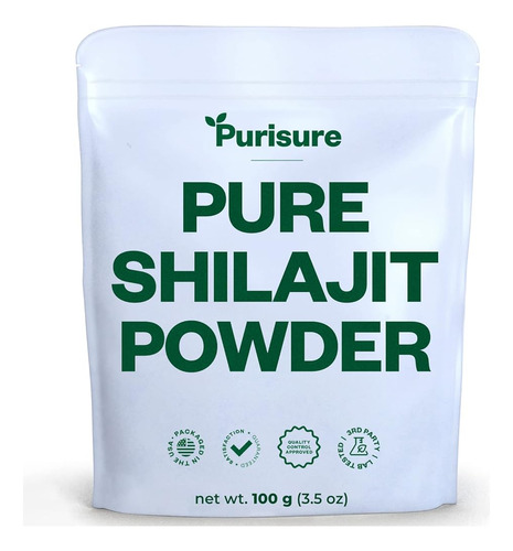 ~ Recomendado? Purisure Shilajit Suplemento En Polvo, 100 G,