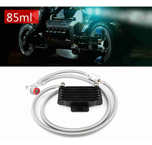 Radiador De Aceite De Motor Negro, Kit De Sistema De Refrige