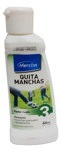 Quitamanchas De Pasto Y Lodo Merclin X 60 Ml