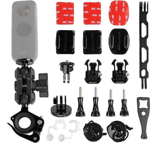 Kit Deaccesorios Para Moto Y Bici Compatible Insta360, Gopro