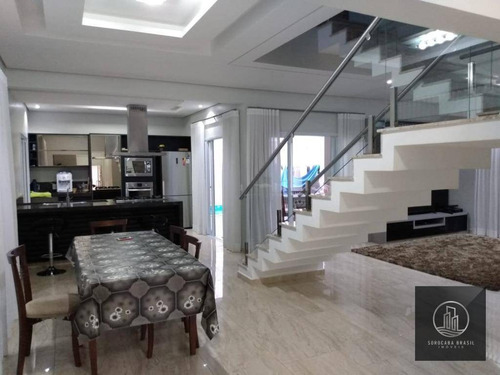 Imagem 9 de 30 de Sobrado Com 4 Dormitórios À Venda, 297 M² Por R$ 1.350.000,00 - Condomínio Vila Dos Inglezes - Sorocaba/sp - So0249