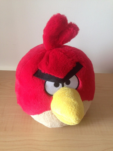 Peluche Angry Birds Con Sonido Pajaro Rojo