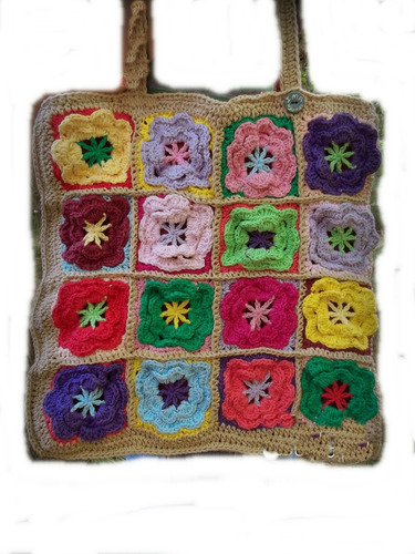 Cartera Crochet Artesanal Tejida
