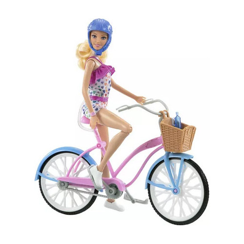 Boneca Passeio De Bicicleta Barbie Hby28 Mattel