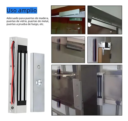 Cerradura Retenedor Electromagnetica 280kg 12v /490