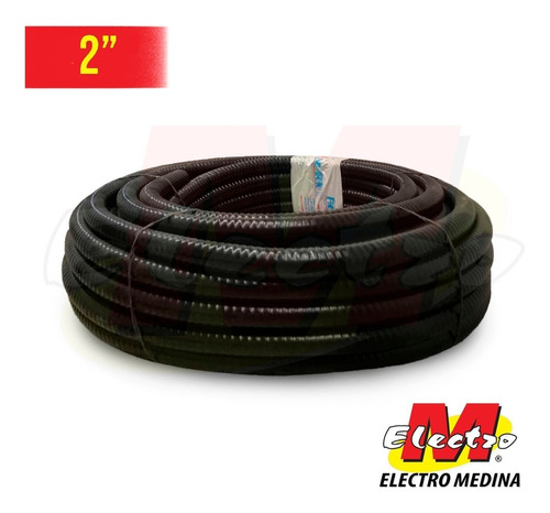 Caño Metálico Flexible 25mts Tipo Tuflex 2 Electro Medina