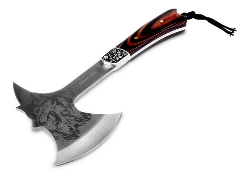 Machadinho Tático Combate Aço 6mm Viking Ultra Forte +bainha