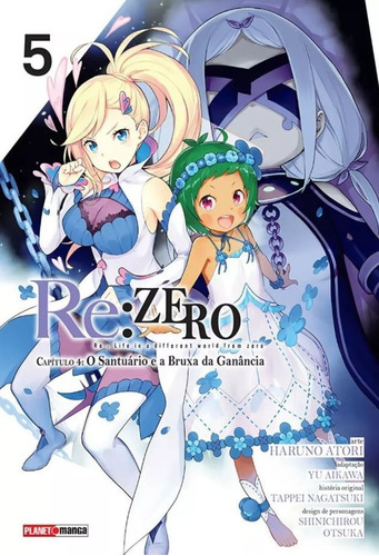 Re: Zero O Santuário E Bruxa Da Ganância 5! Mangá Panini! Novo E Lacrado