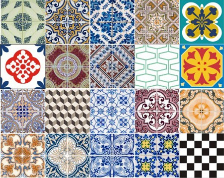 Adesivo Decorativo Azulejo Hidráulicos - Kit 20 Ou 36 Peças