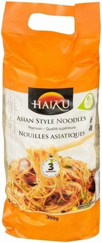 Haiku, Fideos De Harina De Trigo Estilo Asiatico 300gr