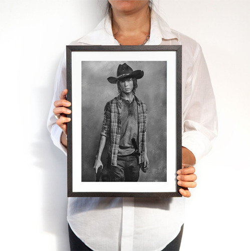 Cuadros Carl Grimes 30x40 The Walking Dead C/ Marco Vidrio