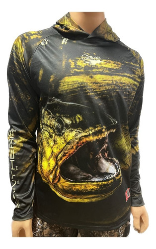 Remera De Pesca Dorado Místico Cantheris Orig Sec Rap Uv 50+