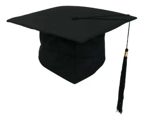 Birrete Graduación Sombrero De Graduación Con Borla Negra