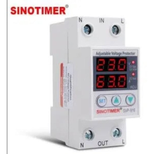 Imagen 4 de 4 de Llave Protector Alta Y Baja Tensión Voltaje 40a Regulable