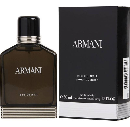 Eau De Nuit Giorgio Armani Pour Hombres Edt 50 Ml -original-