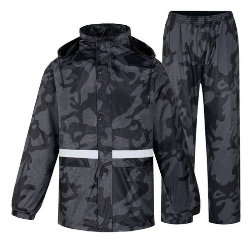 Tx Capa De Chuva Impermeável Para Motocicleta Camuflada