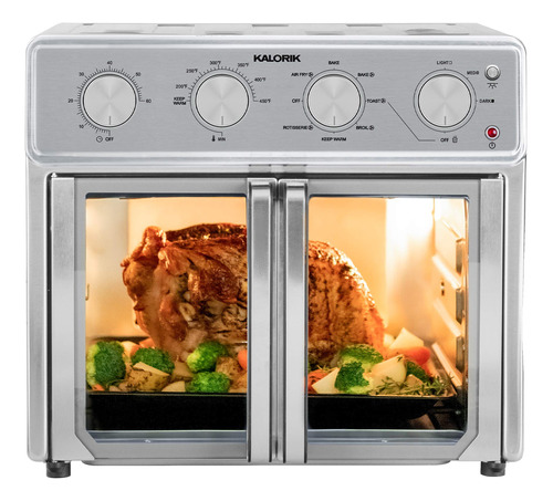 Horno Freidora De Aire 9 En 1, 26l, 1700w, Acero Inoxidable