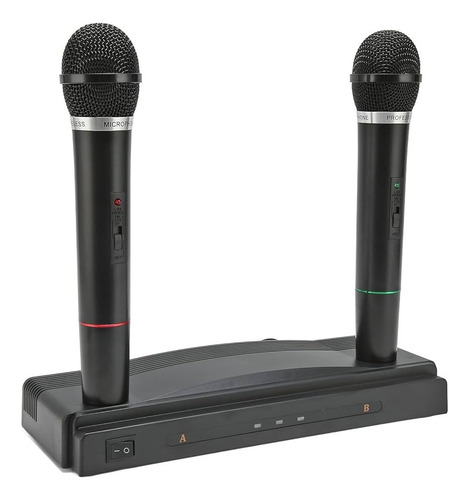 Microfono Inalambrico 2 Microfonos En 1 Karaoke Profesional