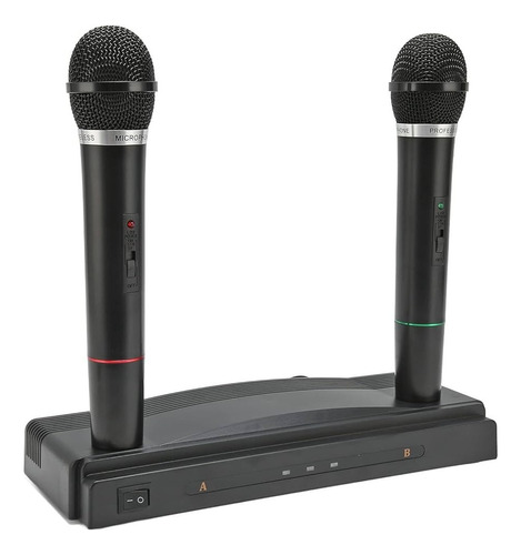 Karaoke Microfonos Inalambricos Duo 2 En 1 - Alto Rango Ina