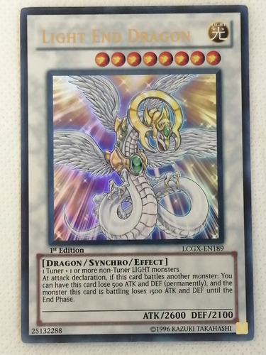 Ultra Synchro Yugioh Light End Dragon