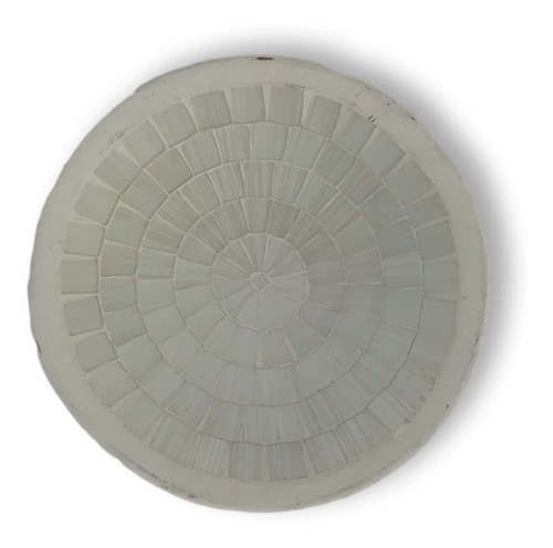 Centro De Mesa De Cerámica Con Espejitos Diseño Exclusivo
