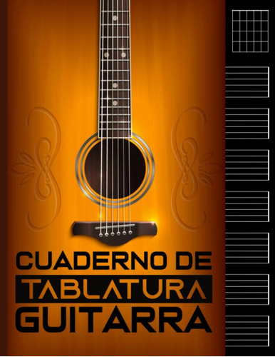 Libro: Cuaderno De Tablatura Guitarra: 7 Líneas De Pentagram