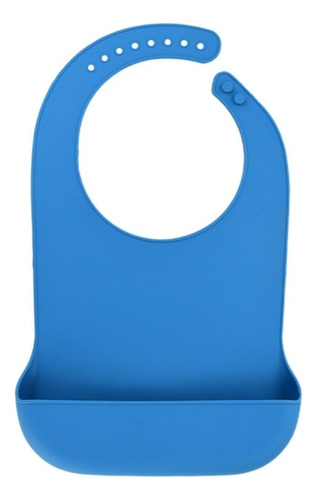 Pc Grande Impermeable Anti-aceite Adulto Comida Silicona Bab