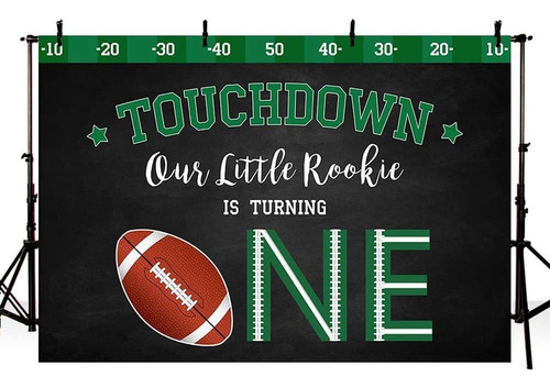 Touchdown Rugby Boy One Birthday Photo Backgrounds Fút...