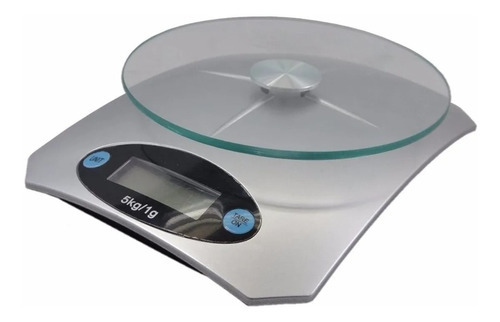 Báscula de cocina digital de alta precisión de 5 kg, capacidad máxima de 5 kg, color gris