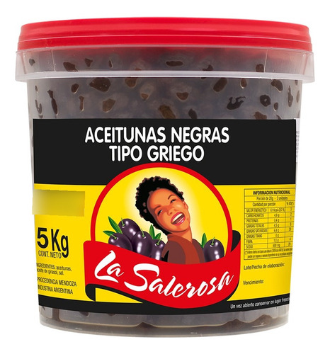 Aceitunas Griegas *5kg La Salerosa