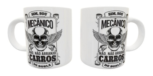 Caneca Profissão Mecânico Porcelana