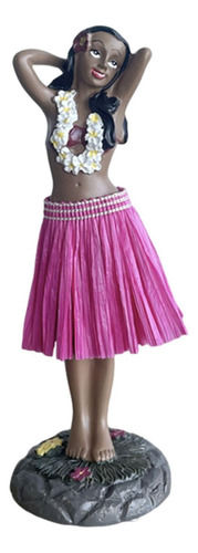 Muñeca Hawaiana Para Salpicadero, Idea De Regalo, Resina De