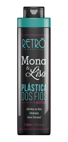 Kit Escova Progressiva + Botox De Chuveiro Mona & Lisa Retrô