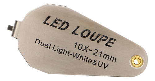 Lupa De Joyería 10x Con Iluminación Led