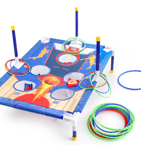 Juego Cornhole Con Sacos De Arena Para Lanzar Anillos Para P