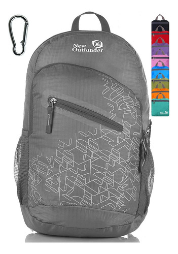 Mochila Senderismo Gris Ligera Empacable 33l Outlander