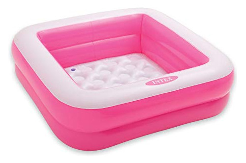 Piscina Bebés Cuadrada - Rosa