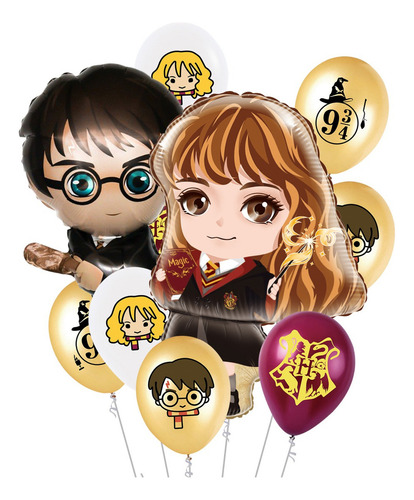 Globos De Harry Potter, Suministros Para Fiestas De Cumpleañ