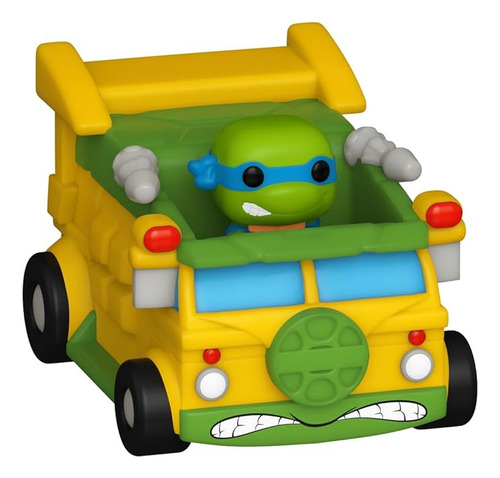 Funko Bitty Pop! Ride - Tmnt Leonardo Y Camioneta Tortuga