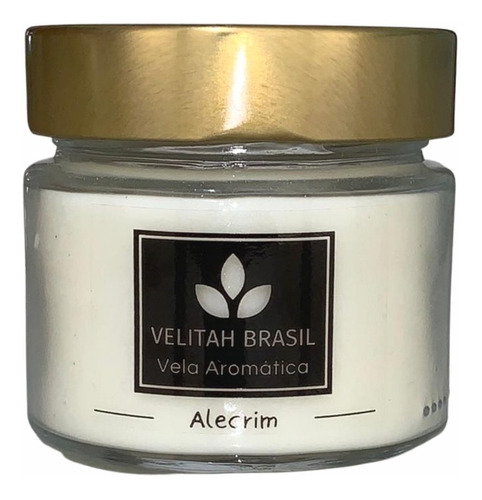 Imagem 1 de 5 de Vela Aromática Premium Alecrim 140g 30h Aromatizada Perfuma