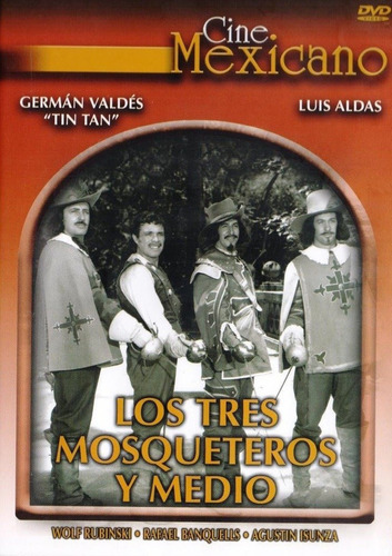 Los Tres Mosqueteros Y Medio German Valdes Pelicula Dvd