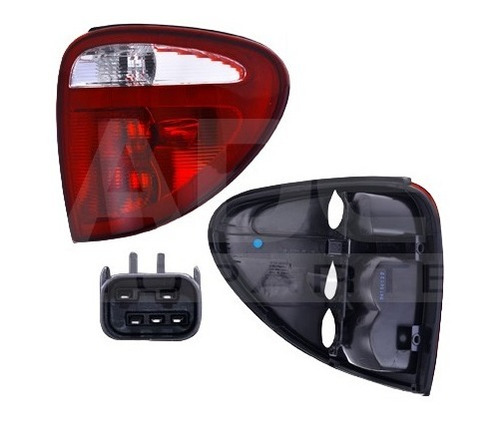 Par Calavera Voyager Caravan 2001 2002 2003 P/3 Focos Depo