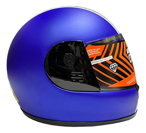 Casco Niño/niña Integral Moto Hawk Naranja Mate - Nany Motos