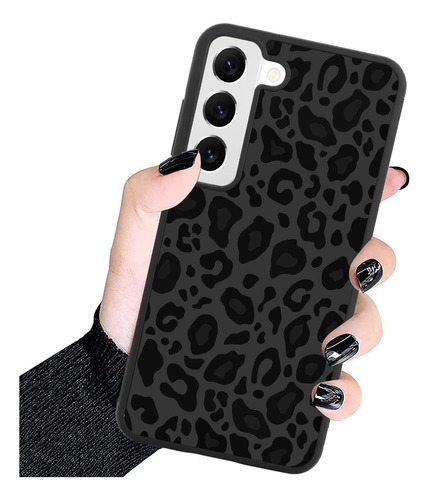 Funda Kanghar Leopard Para Galaxy S23 Plus Negra