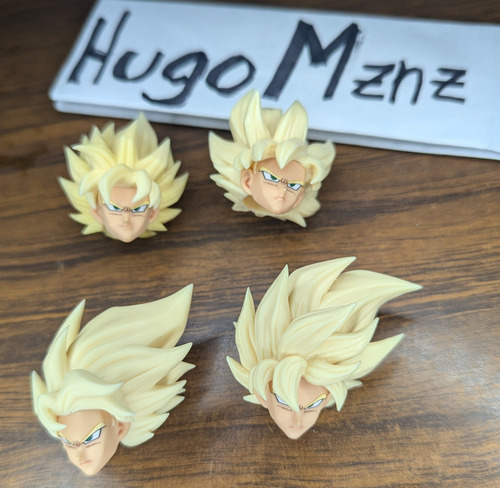 Sh Figuarts Goku Ssj Solo Cabezas Customs. (Usado)