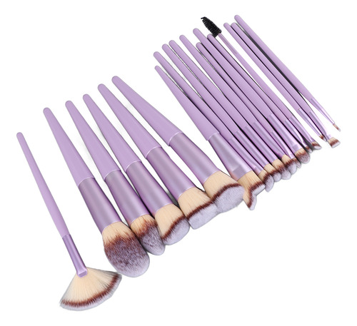 18pcs Makeup Brush Set Artificial Fiber Fashionable Soft Syn