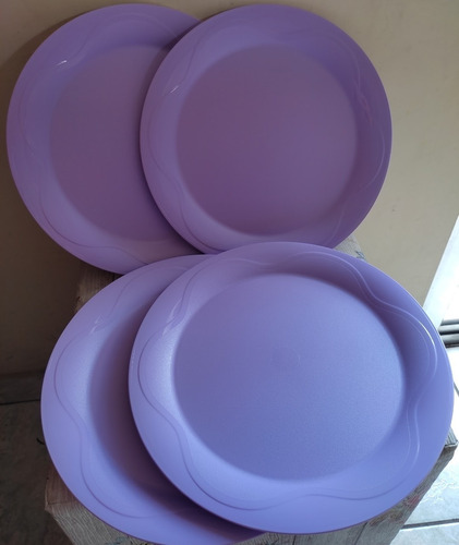 Conjunto 16 Peças Lilás Tupperware Tigela Copo Jarra Pratos Lilás